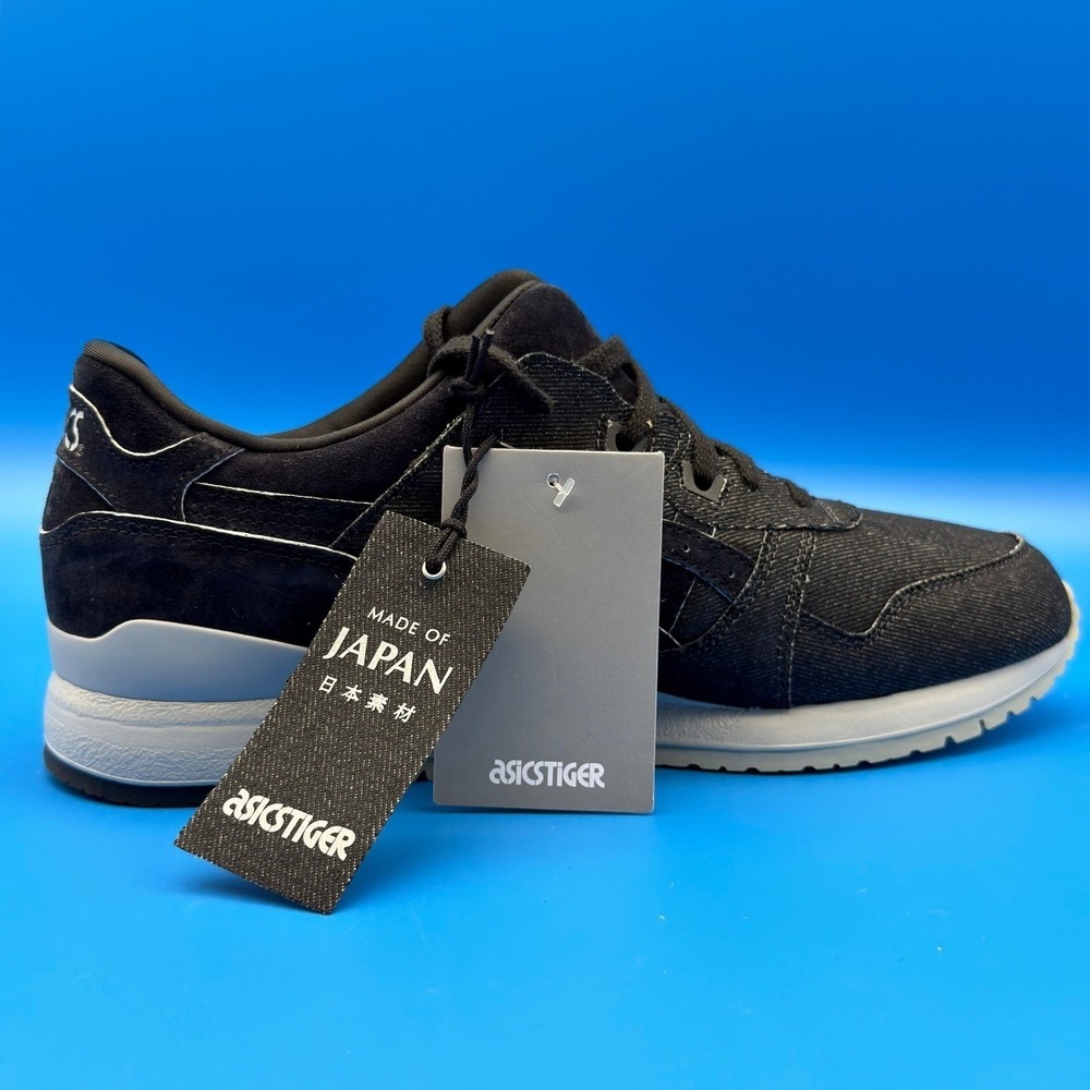 Asics Gel-Lyte III Made in Japan Black Denim Mid Grey H7ZNQ-9690 Size 11.5 - Picture 3 of 6